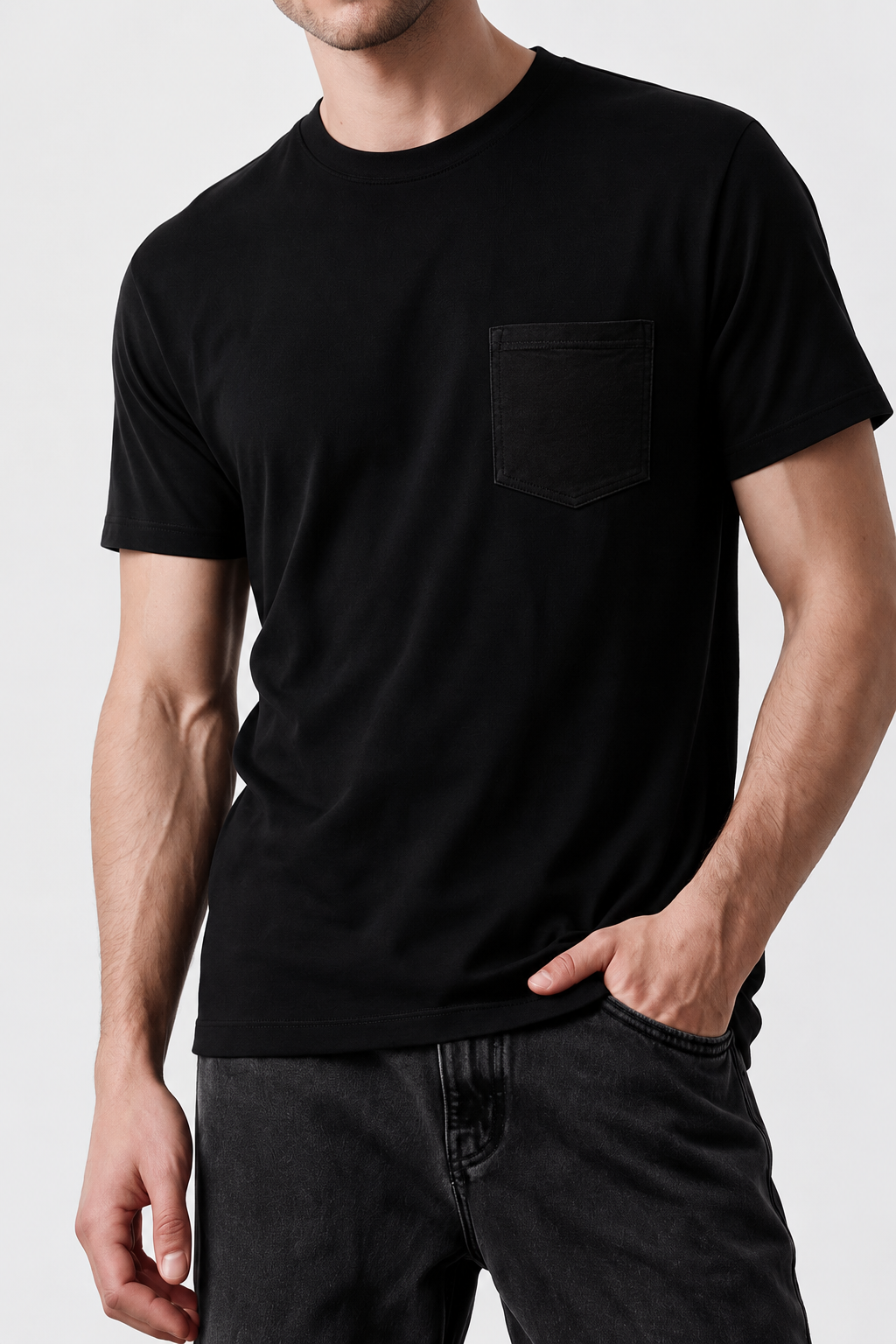 2440 - Men's CVC Pocket T-shirt