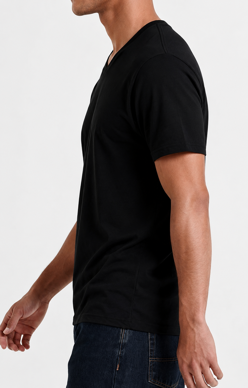 2412 - Men's CVC V-Neck T-shirt