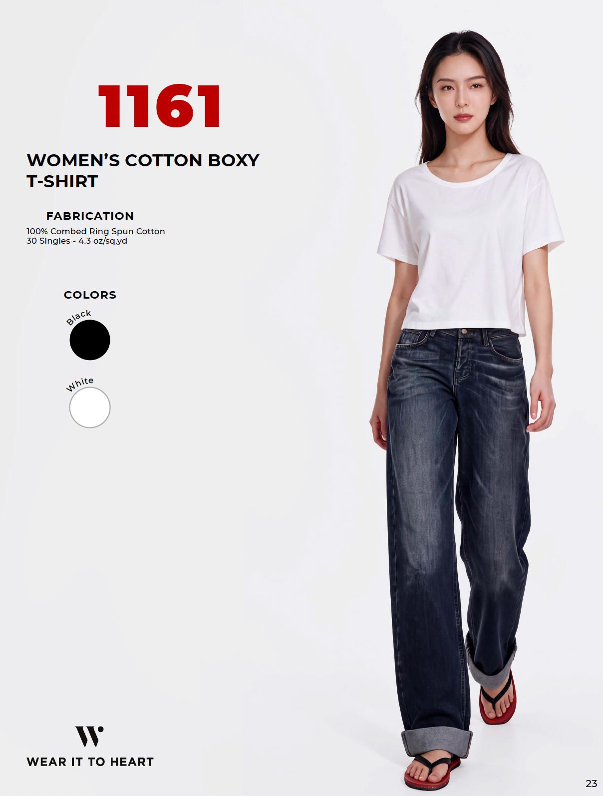 1161 - Women's Cotton Boxy T-shirt