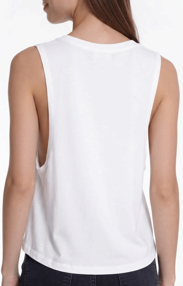 1151 - Women's Cotton Muscle Crop Tee