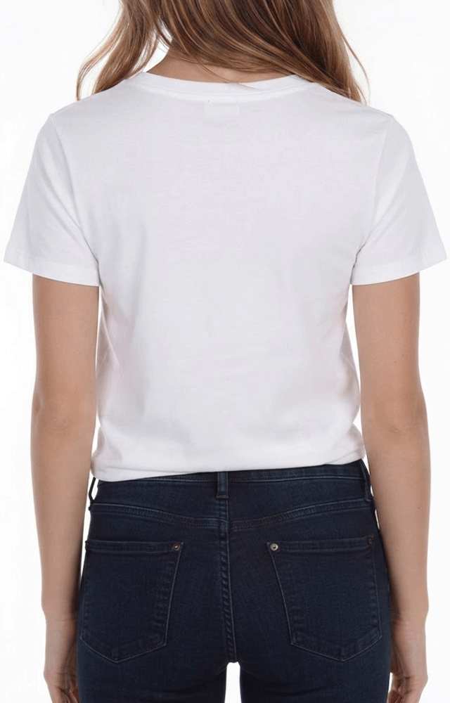 1026 - Women's Cotton Tie Front Tee