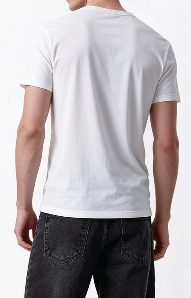 2422 - Men's Slit V-Neck