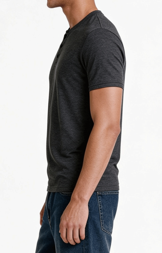 2460 - Men's CVC Henley