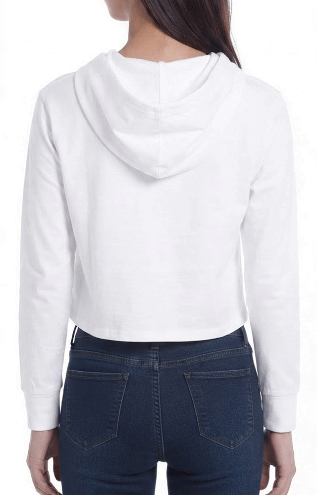 1490 - Women's CVC Cropped Hoodie