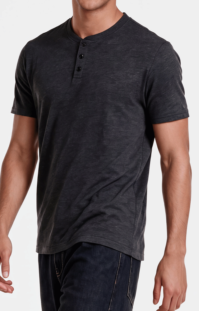 2460 - Men's CVC Henley