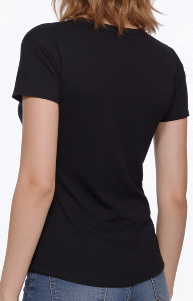 1420 - Women's CVC Melrose High Low T-shirt