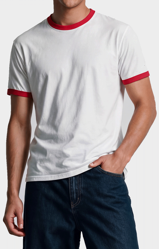 2431 - Men's CVC Ringer T-shirt
