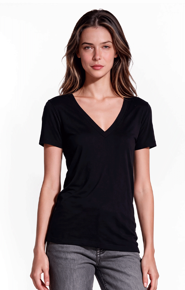 1412 - Women's CVC V-Neck T-shirt