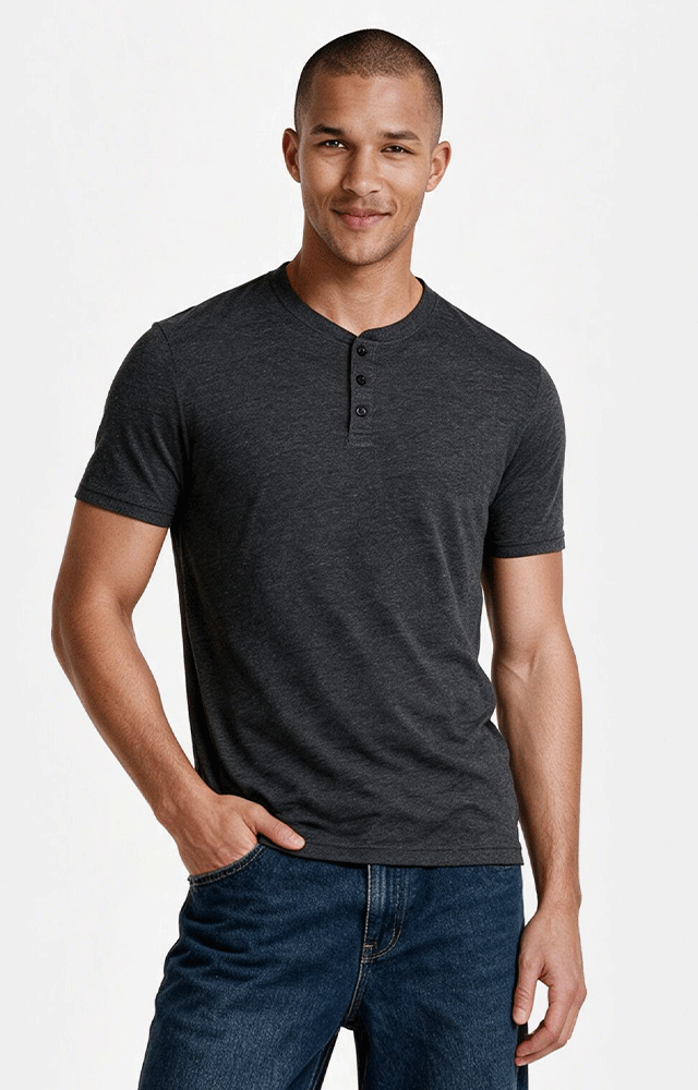 2460 - Men's CVC Henley